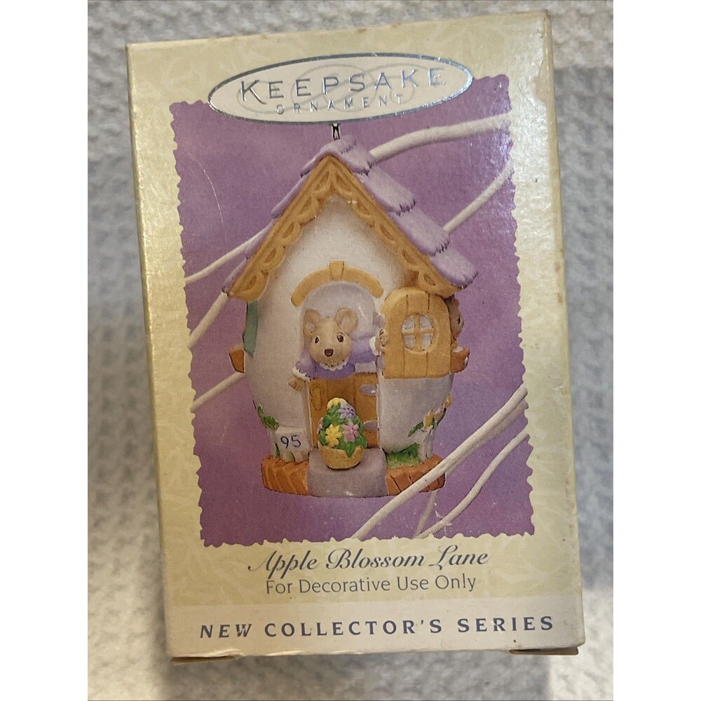 Hallmark Keepsake Ornament Easter "Apple Blossom Lane Collection" #1 -1994, NEW